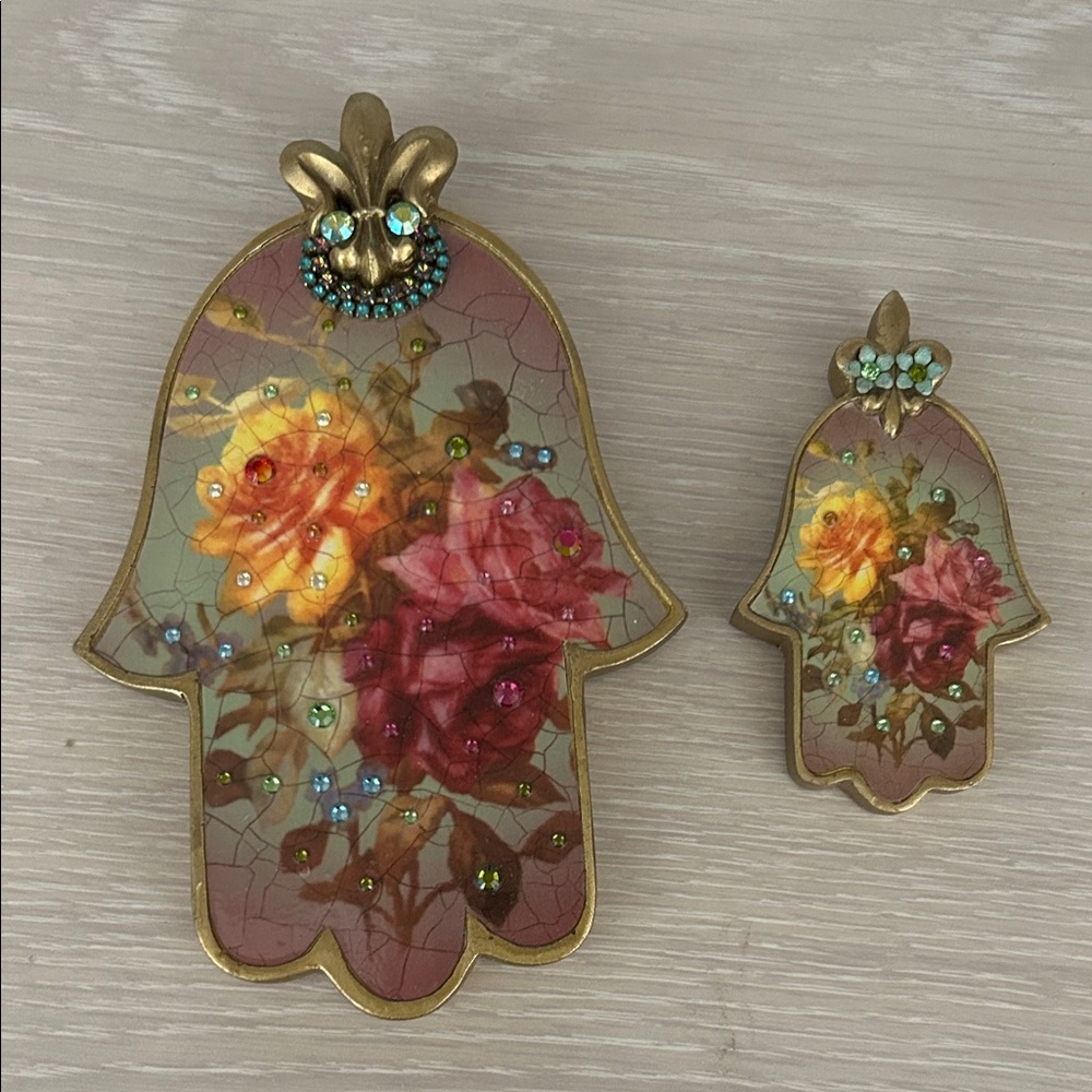 Michal Negrin set of 2 hamsas